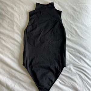 SKIMS Sleek Black Bodysuit